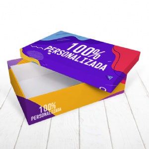 Caixa R�gida Tampa e Fundo. Revestimento externo 100% personalizado - 30x20x8cm